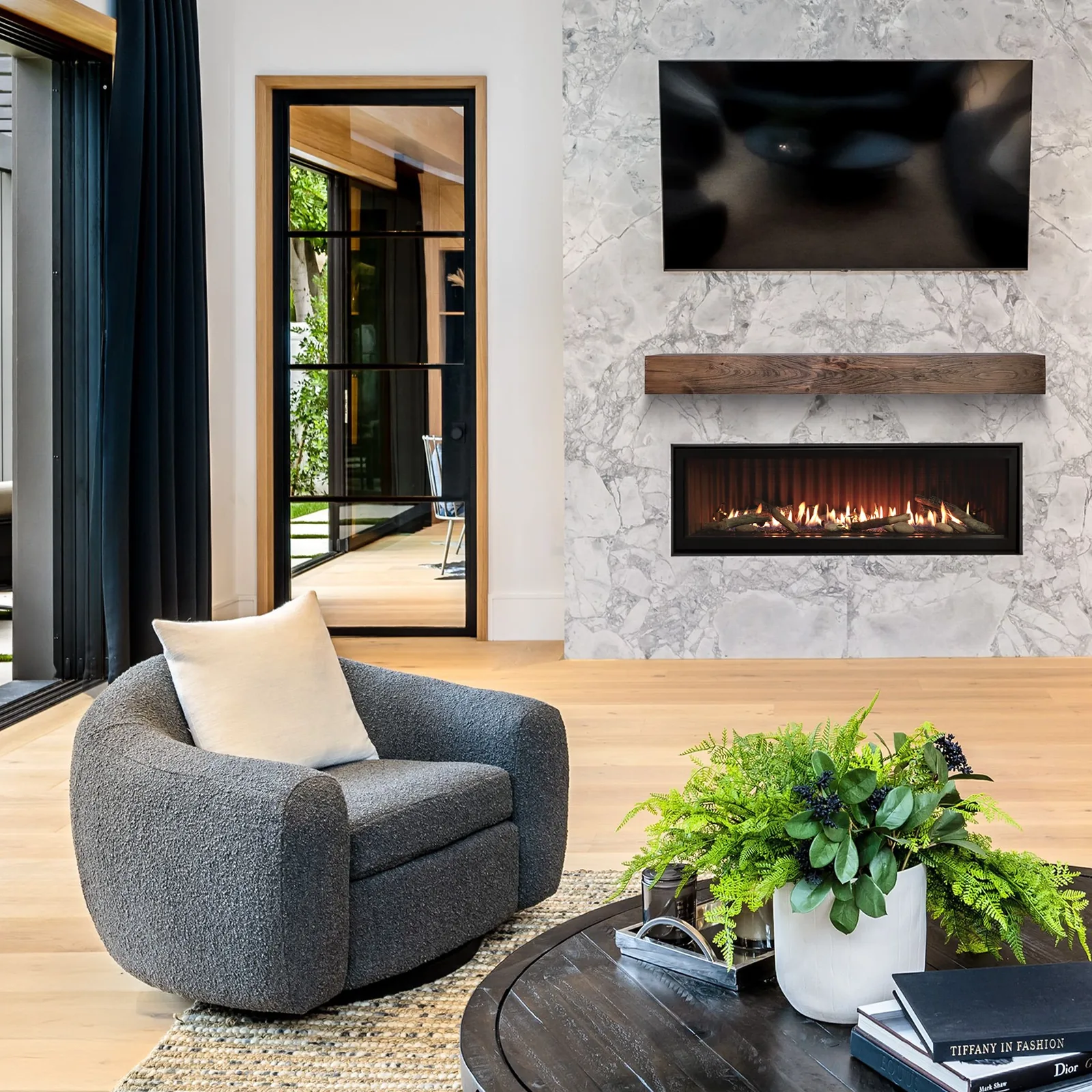 White Mountain Hearth (Empire) Boulevard Linear — Boulevard Linear direct-vent configuration