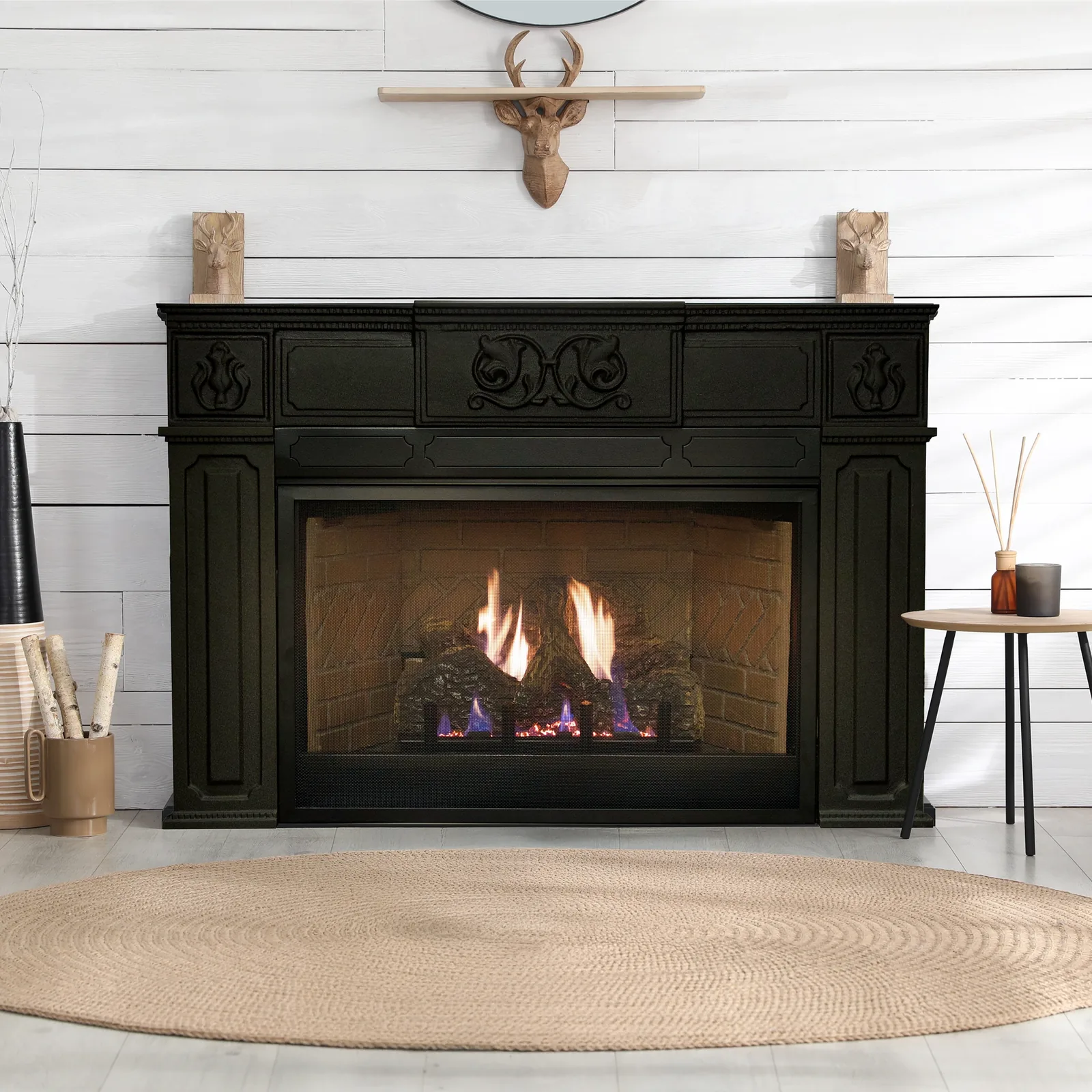 White Mountain Hearth (Empire) Innsbrook Vent-Free Insert — Innsbrook vent-free insert with cast-iron surround