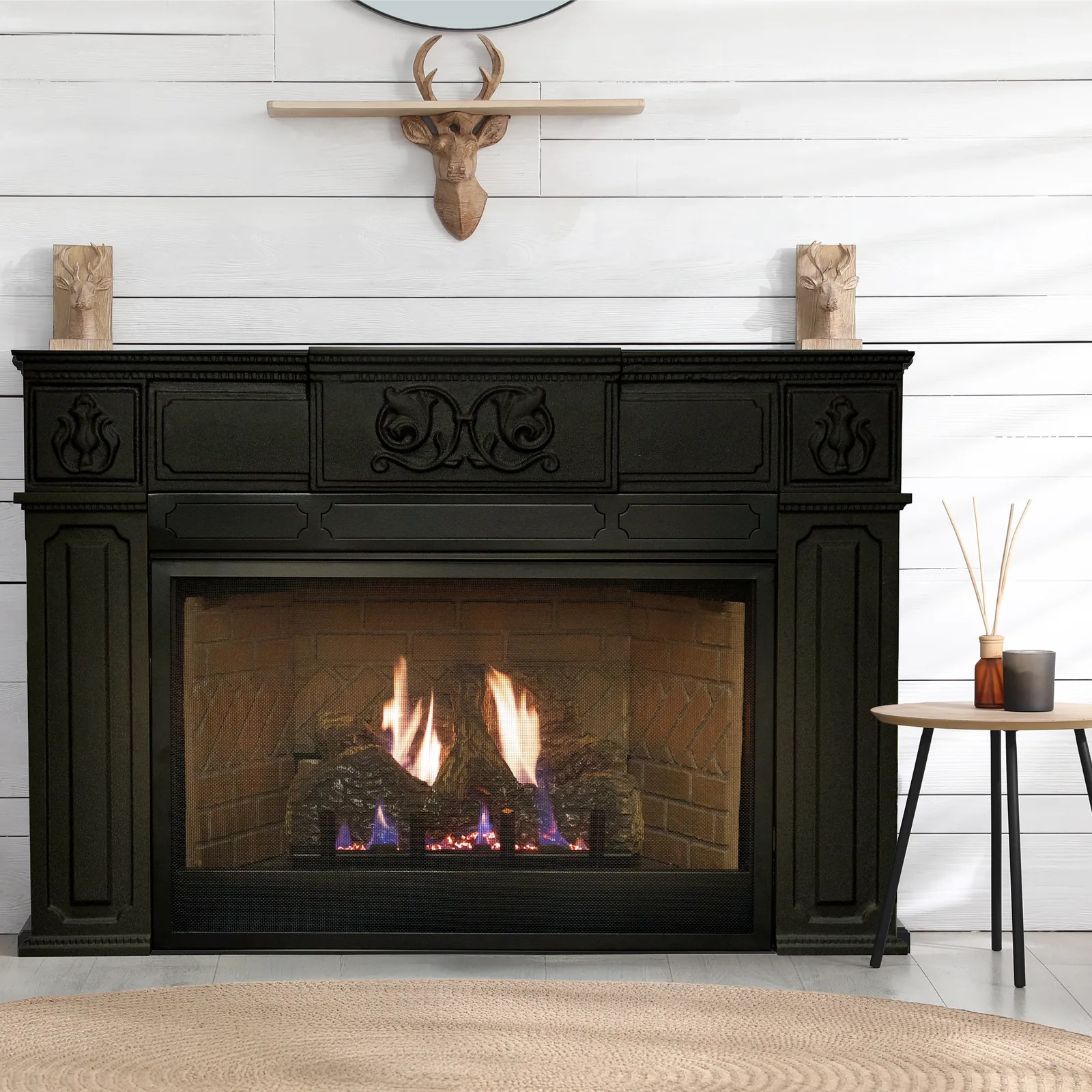 White Mountain Hearth (Empire) Innsbrook Vent-Free Insert — Innsbrook vent-free insert installed room view