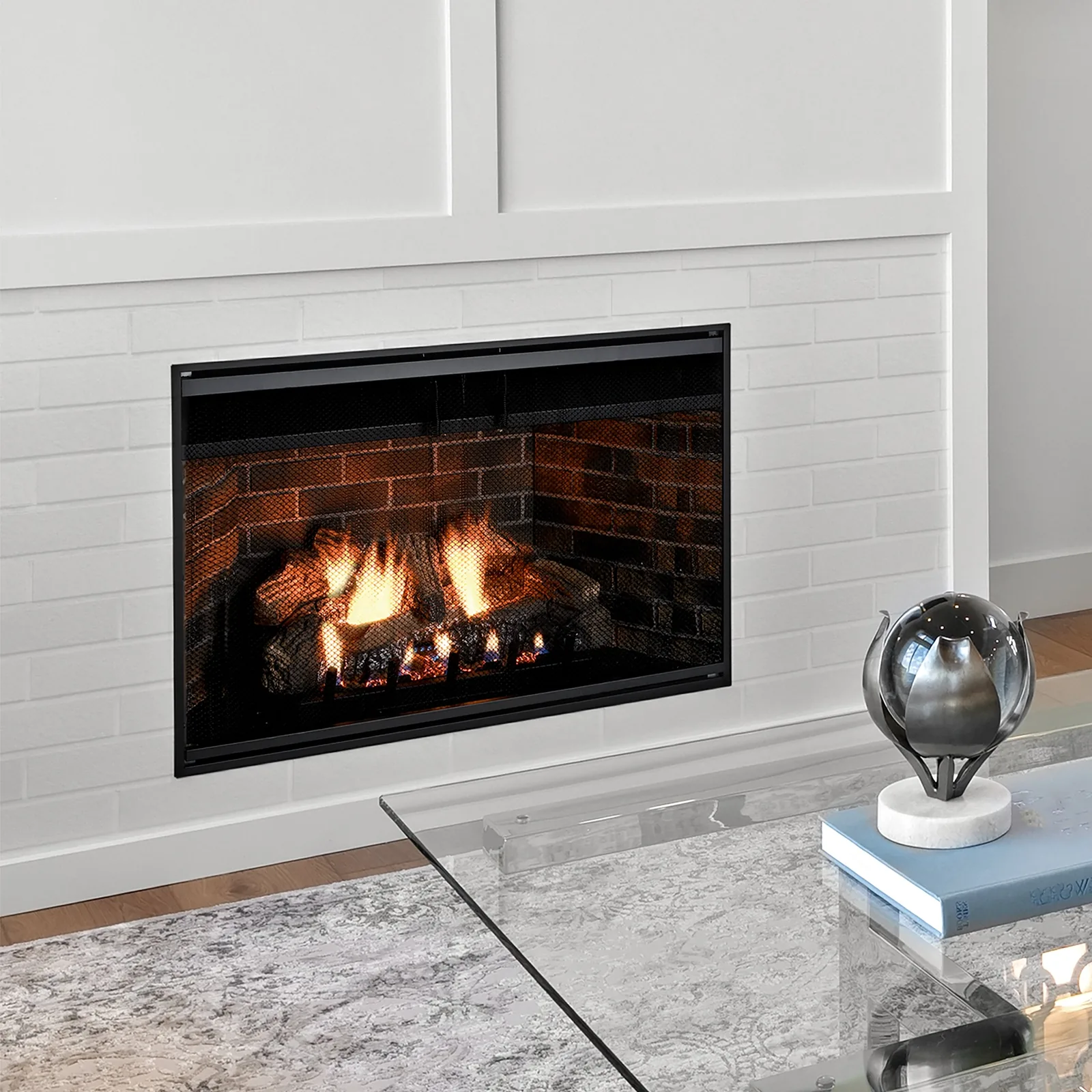 White Mountain Hearth (Empire) Keystone Premium — Keystone Premium installed fireplace