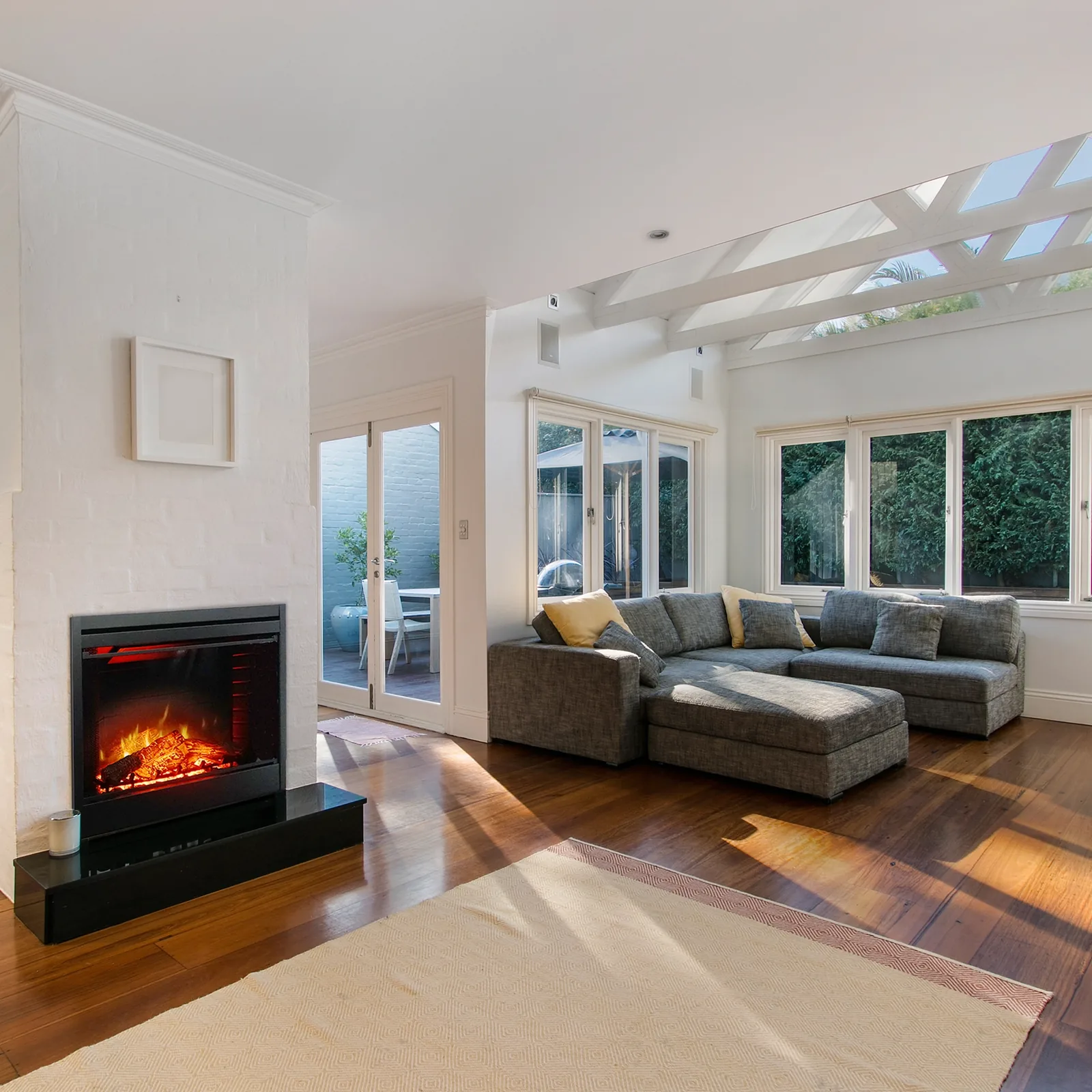 White Mountain Hearth (Empire) Nexfire Electric Fireplace — Nexfire traditional electric fireplace — cozy living room