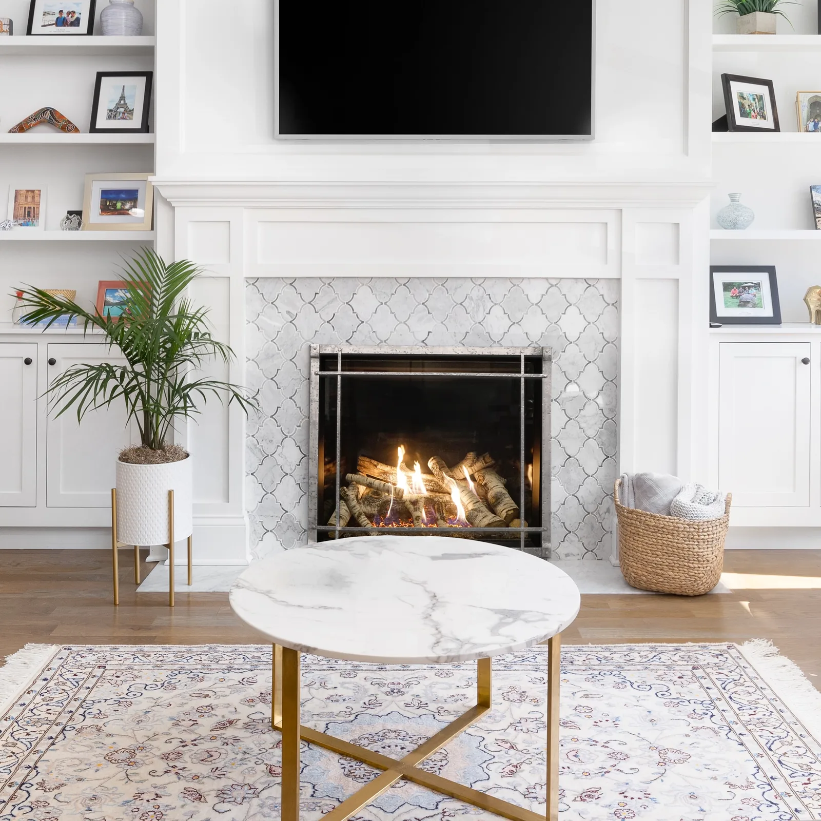 White Mountain Hearth (Empire) Rushmore — Rushmore direct-vent installed fireplace