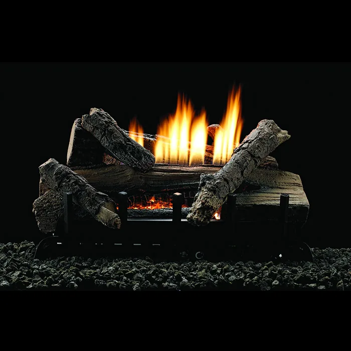 White Mountain Hearth (Empire) Whiskey River Log Set — Whiskey River vent-free burner and log set