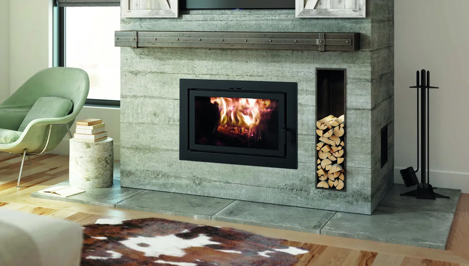 Ambiance® Elegance 36 Wood Fireplace — official manufacturer image