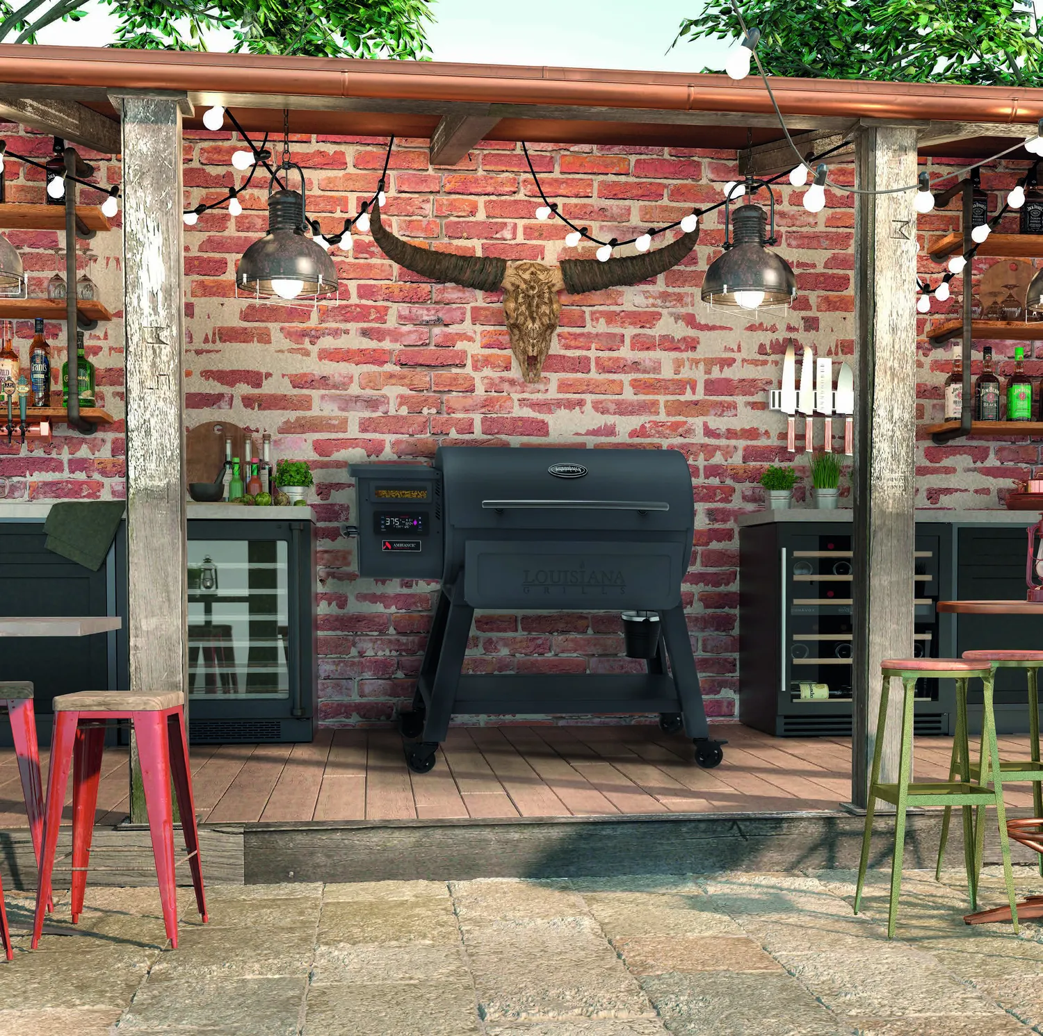 Ambiance® Ambiance® Bull Pit® 1000 Pellet Grill — official manufacturer image