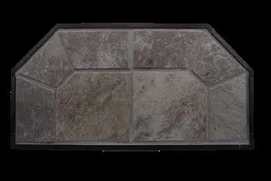 American Panel Hearth 48 x 48 Night Shadow Corner Type 2 Hearth Pad — official manufacturer image