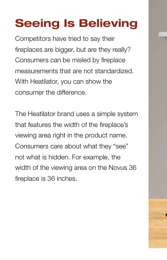 Heatilator Novus Gas Fireplace — official manufacturer image
