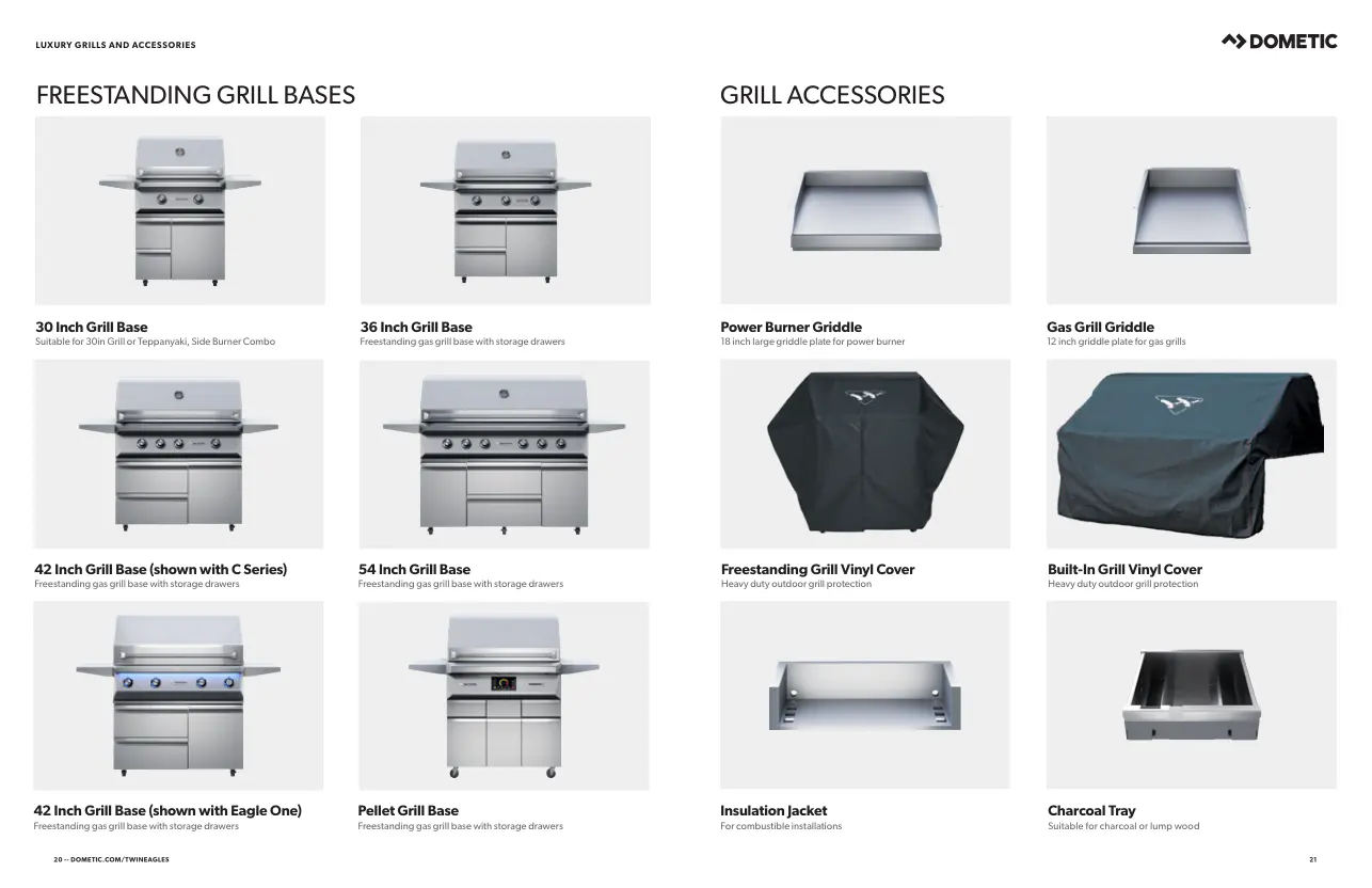 Twin Eagles 54" Twin Eagles Pellet Grill — official catalog page